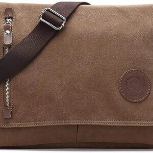 Unisex Messenger Bag Casual Canvas Bag Shoulder Sling Bag Satchel Messenger Bag